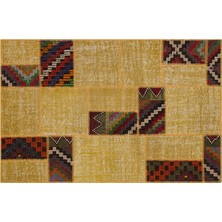 Sempati Halı Eşsiz Güzelliğe Sahip Olan Özel Patchwork Halı 120 x 180 cm  6267