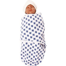 Sevi Bebe Yeni Sezon 0-3 Ay Desenli %100 Pamuklu Interlok Bebe Kundak