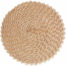 Porland 04STY007365 Edna Naturel Amerikan Servis 6'lı 38CM