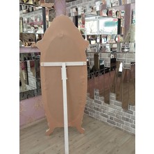 Ayna Denizi Zarif Model Eskitme Beyaz Renk Dekoratif Ayaklı Boy Aynası