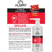 Algro Redline Keratin & Collagen Saç Bakım Şampuanı Tuzsuz Sülfatsız Şampuan