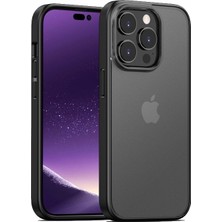 Gpack Apple iPhone 13 Pro Kılıf Impact Alpin Mat Buzlu Kapak Siyah