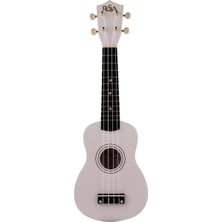 Rosa RU002 Soprano Ukulele Beyaz Kılıf Pena