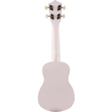 Rosa RU002 Soprano Ukulele Beyaz Kılıf Pena