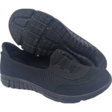 Zerhan Kadın Siyah Spor Babet Ayakkabı