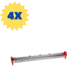 Tavpet Güvercin Yemlik 100 cm Metal 4 Adet