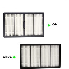 Srfn Ticaret Irobot Roomba S9 Plus Uyumlu Hepa Filtre 2 Adet (%100 Ithal A+ Kalite)