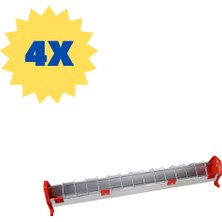 Tavpet Güvercin Yemlik 75 cm Metal 4 Adet
