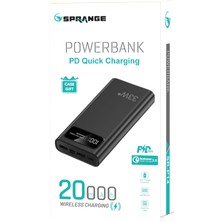 Sprange SR-P14 20000 Mah Pd Şarj 33 W Powerbank