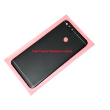 Tkgz - Honor 7X Kasa Arka Pil Batarya Kapağı SİYAH
