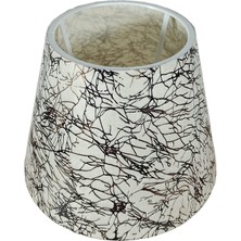 Art&Gift Abajur Başlığı Hazır Şapka Zeytindalı Desen Kumaş