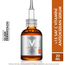 Vichy Liftactive Supreme %15 Saf C Vitamini Aydınlatıcı Antioksidan Serum 20 ml