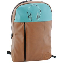 Perabags  Taba Kulaklık Baskılı Laptop Sırt Çantası