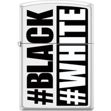 Zippo # Black White Çakmak