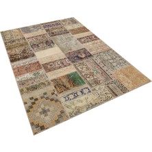 Sempati Halı Sempati El Dokuma Eskitme Özel Patchwork Halı 160 X230 6291