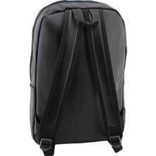 Perabags Fotoğraf Makinesi Baskılı Siyah Laptop Sırt Çantası