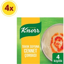 Knorr Hazır Çorba Tavuk Suyuna Cennet 4 Kişilik 76 G X4 Adet