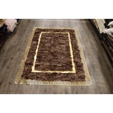 Dericibey Gold Varaklı Kahverengi Toskana Halı 140 X 200 Cm