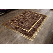 Dericibey Gold Varaklı Kahverengi Toskana Halı 140 X 200 Cm