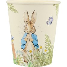 Meri Meri - Peter Rabbit In The Garden Cups - Peter Rabbit Bahçede Bardaklar - 8'li