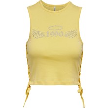 Only Minimalist Crop Top - Kolsuz Kısa Yazlık T-Shirt