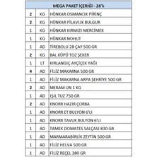 HÜNKAR RAMAZAN GIDA ERZAK KUMANYA YARDIM KOLİSİ - Mega Paket