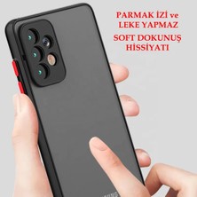 Dexmon Galaxy A72 Kılıf 3D Kamera Korumalı Arkası Mat Kenarları Renkli Smoke Case