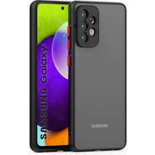 Dexmon Galaxy A73 Kılıf 3D Kamera Korumalı Arkası Mat Kenarları Renkli Smoke Case