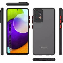 Dexmon Galaxy A73 Kılıf 3D Kamera Korumalı Arkası Mat Kenarları Renkli Smoke Case