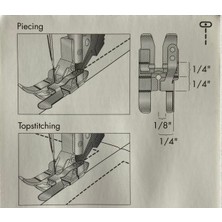 Pfaff Kılavuzlu Ayak 1-4 Inç 821063096