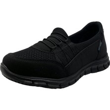 King Paolo D6104 Krakers Siyah Kadın Spor Ayakkabı