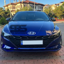 STS Oto Aksesuar Hyundai Elantra Sinyalli Batman Yarasa Ayna Kapağı Piano Black 2021 Sonrası