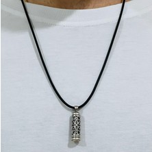 CLG Silver 925 Ayar Şık Tasarımlı Gümüş Cevşen Kolye