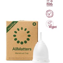 AllMatters (OrganiCup) Menstrual Cup Model B Regl Kabı - Adet Kabı - Menstrual Kap