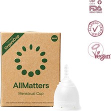 AllMatters (OrganiCup) Menstrual Cup Model Mini Regl Kabı - Adet Kabı - Menstrual Kap