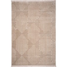 Cotton Halı Pier PR03 Beige Iskandinav Desenli Modern Salon Halısı