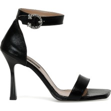 Nine West Toya 3fx Siyah Kadın Topuklu Sandalet