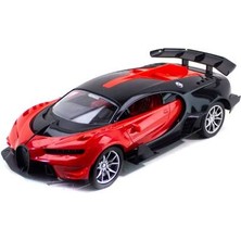 Erzi 1:16 Ölçek Uzaktan Kumandalı Bugatti Chiron Işıklı Şarjlı Kırmızı