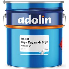 Adolin Resist Isıya Dayanıklı Boya Metalik Gri