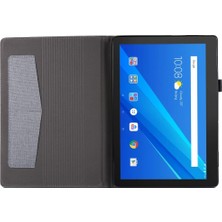 Hongshou Lenovo Tab M10 10.1 Için Kumaş Stili Tpu Kasası (Yurt Dışından)