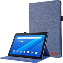 Hongshou Lenovo Tab M10 10.1 Için Kumaş Stili Tpu Kasası (Yurt Dışından)