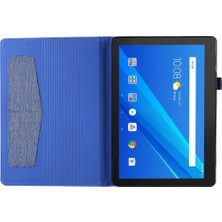 Hongshou Lenovo Tab M10 10.1 Için Kumaş Stili Tpu Kasası (Yurt Dışından)