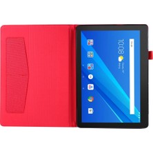 Hongshou Lenovo Tab M10 10.1 Için Kumaş Stili Tpu Kasası (Yurt Dışından)