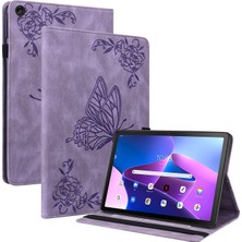 Hongshou Lenovo Tab M10 10.1 3. Gen Için Pu Deri Tablet Kılıf (Yurt Dışından)