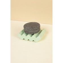 H&C Handmeight Concept Dekoratif Beton Yeşil Zikzak Sabunluk