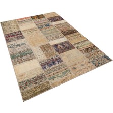 Sempati Halı Eşsiz Güzelliğe Sahip Patchwork Halı 160 x 230 cm 6305