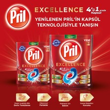 Pril Excellence 4 ü 1 Arada Bulaşık Makinesi Deterjanı 22 Kapsül 