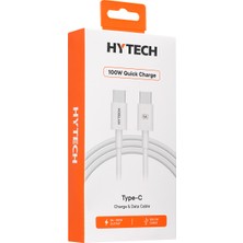 Hytech HY-XTP24 1m 5A Typec To Typec Hızlı Data + Sarj Kablosu