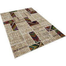 Sempati Halı Eşsiz Güzelliğe Sahip Patchwork Halı 160 x 230 cm 6309