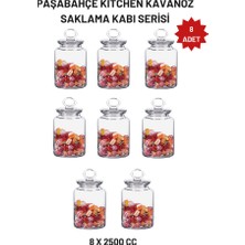 Paşabahçe Kitchen Kavanoz 2500 cc 8 Adet